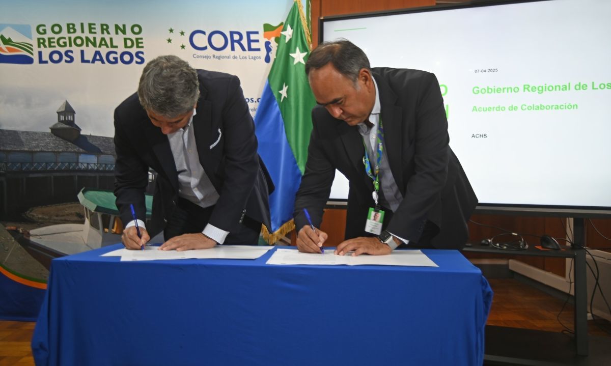 Gobierno Regional de Los Lagos y ACHS firman acuerdo para fortalecer la prevención y el cuidado de los trabajadores