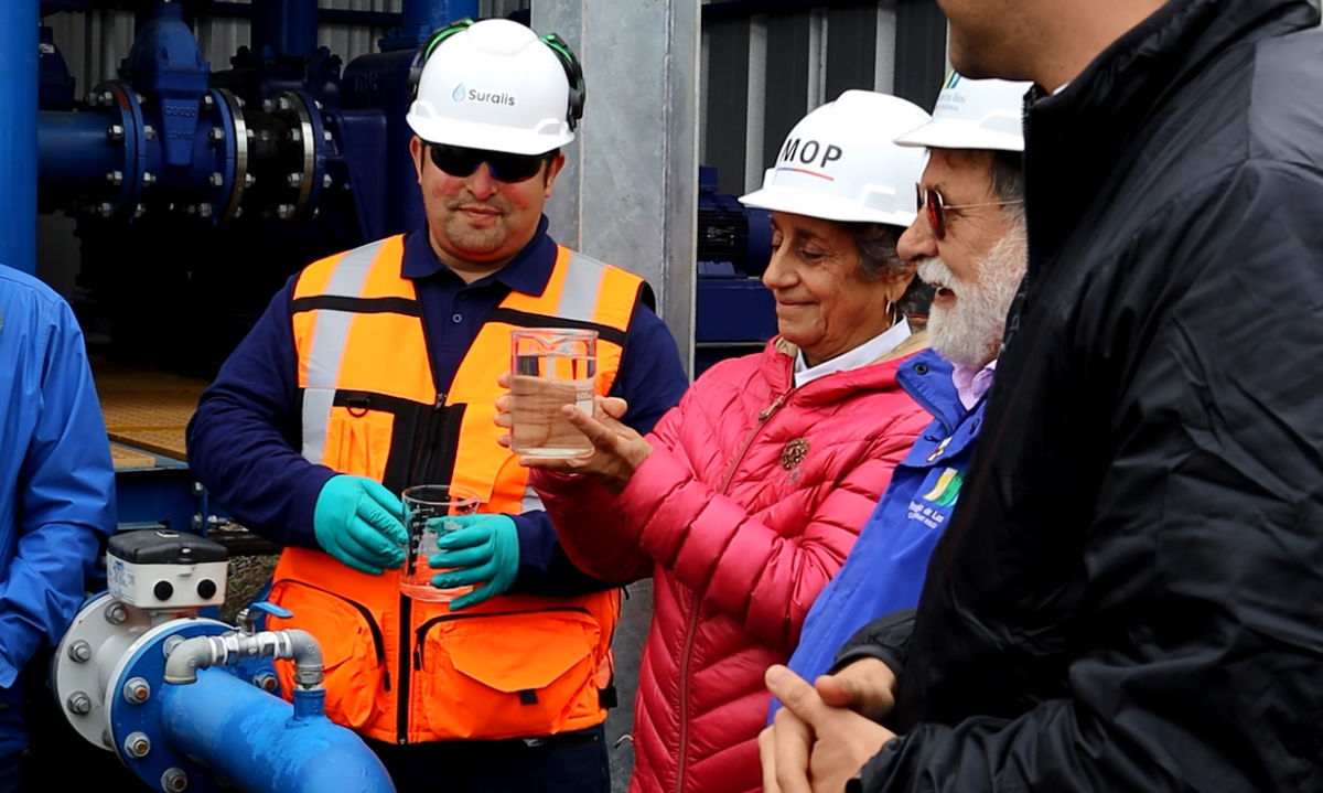 Inauguran moderna planta de tratamiento de aguas servidas en Futrono