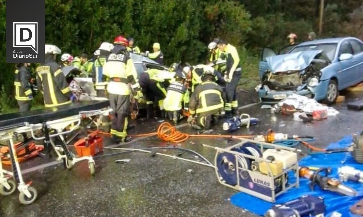 Un fallecido tras colisión frontal en ruta Paillaco-Valdivia