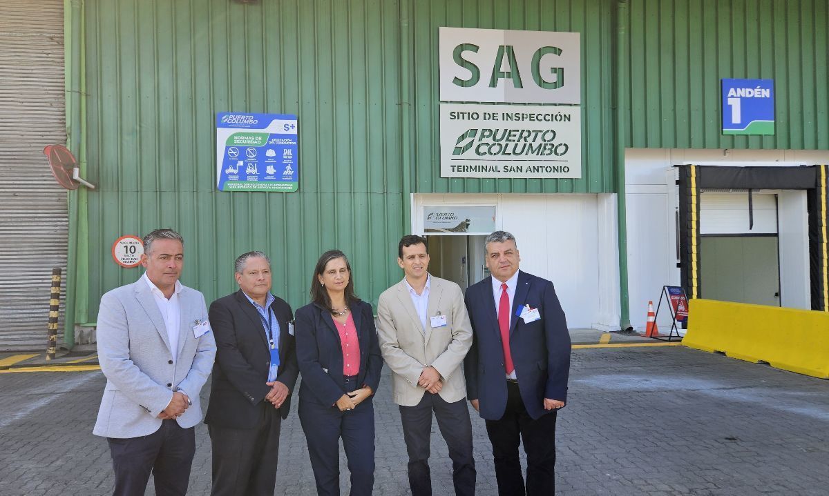 Puerto Columbo inaugura “pionero” y moderno sitio de inspección SAG en San Antonio