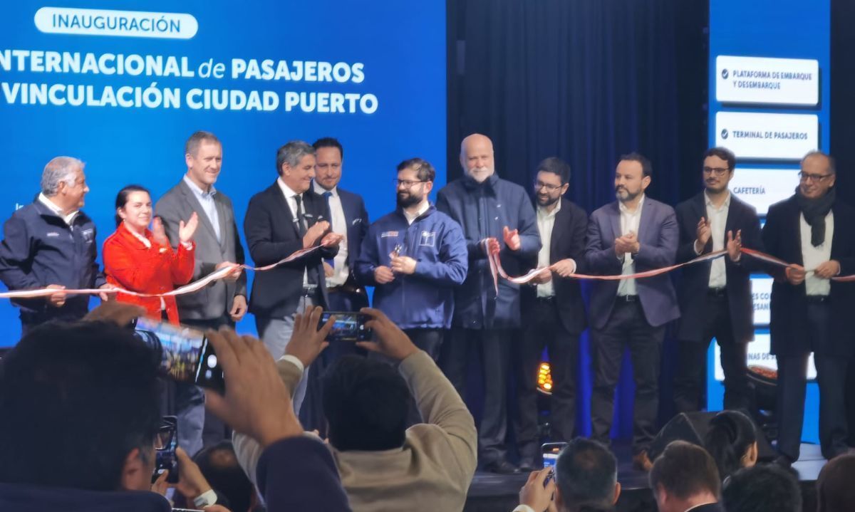 Presidente Boric inaugura el nuevo terminal internacional de cruceros en Puerto Montt