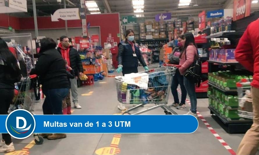 Osorno: resolución sanitaria reduce aforo máximo en espacios cerrados