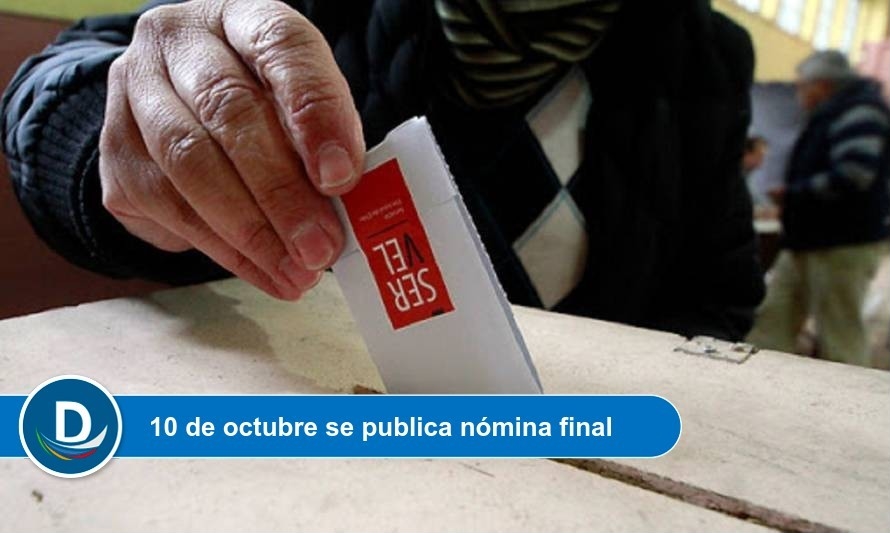 Hasta el 7 de octubre se presentan excusas para no ejercer como Vocal de Mesa