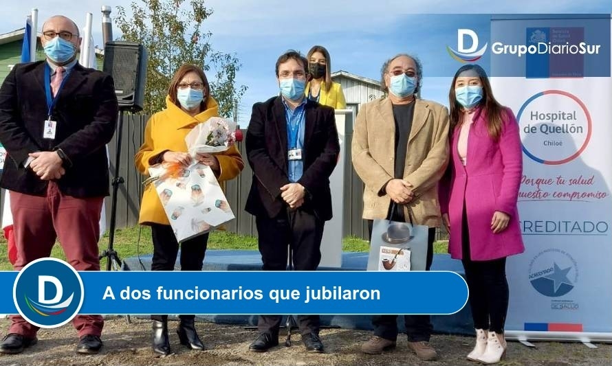 Realizaron homenaje en patio de obras del nuevo Hospital Quellón