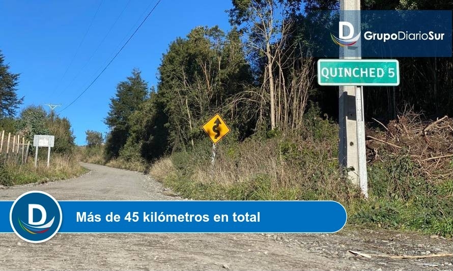 Casi $9.600 millones invertirán para pavimentar caminos básicos en Chiloé