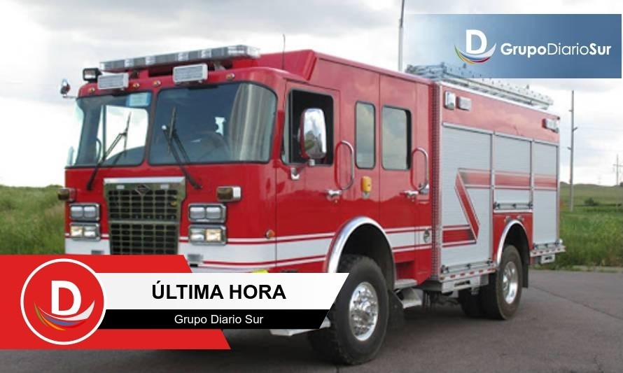 Incendio se registra en sector oriente de Osorno