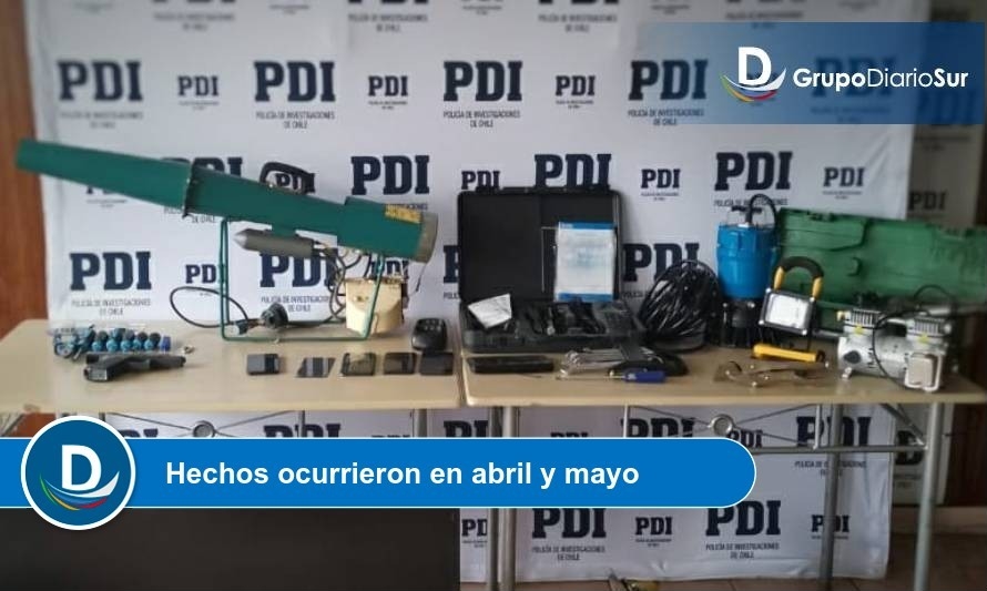 PDI detiene a sujeto involucrado en diversos robos 