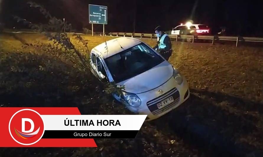 Vehículo protagonizó accidente en la Ruta 215 