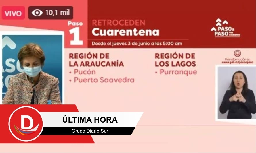 Purranque retrocede a cuarentena total 