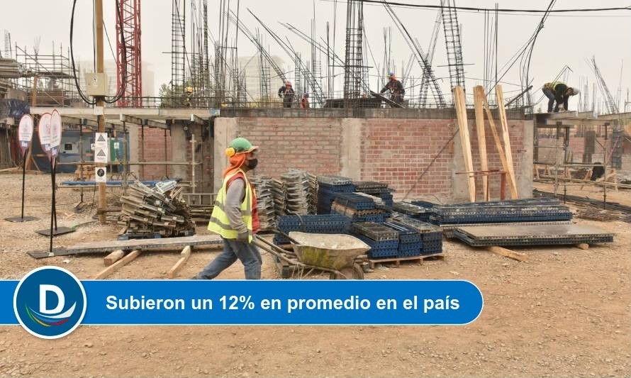 Minvu actualiza listado de precios de materiales de la construcción