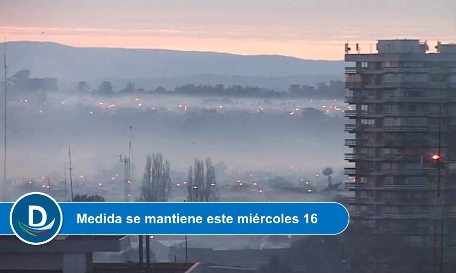 Fiscalizan humos visibles durante la primera emergencia ambiental en Osorno 