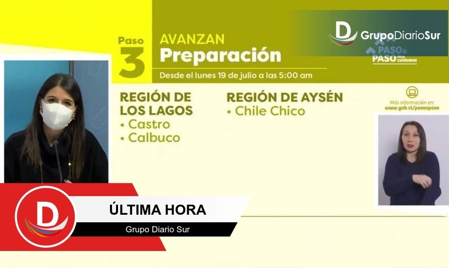 Castro, Calbuco y Chaitén avanzan en el Plan Paso a Paso