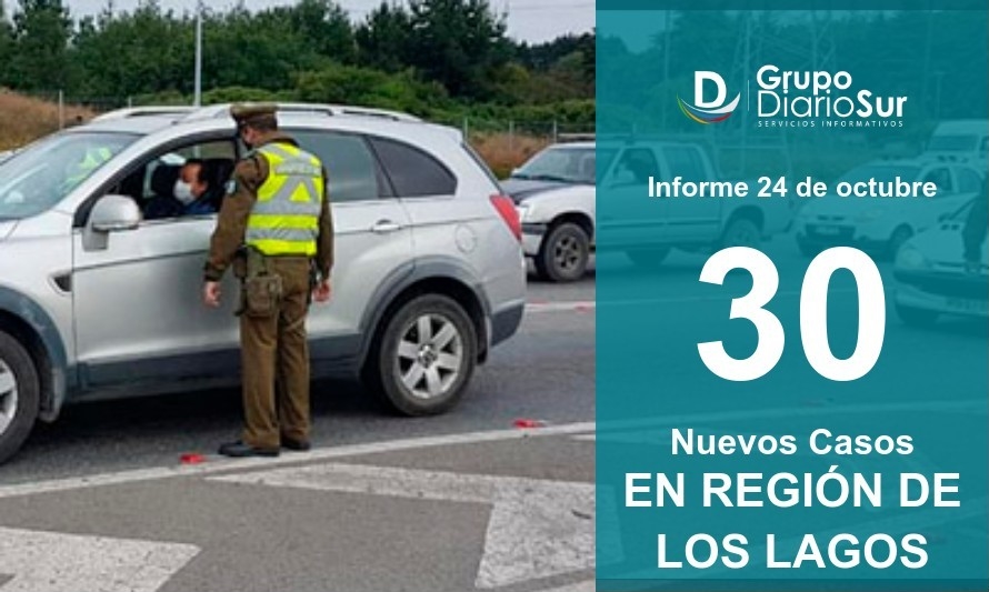 Región suma 30 casos nuevos y 11 probables