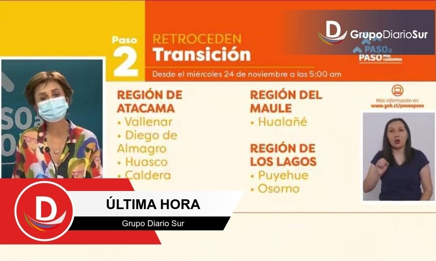 Osorno y Puerto Montt lideran retroceso de fase de ocho comunas de la región