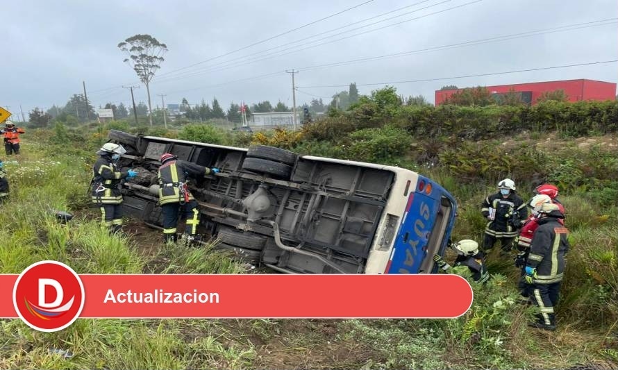 Gran congestión vehicular en ruta 5 y Alerce debido a accidentes de esta mañana 