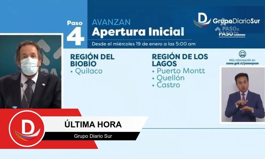 Puerto Montt, Quellón y Castro avanzan en el Plan Paso a Paso