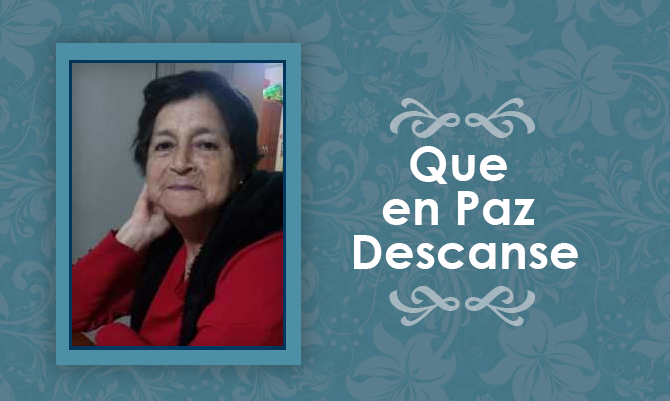 [Defunción] Falleció Francisca Cárcamo de Ramírez Q.E.P.D