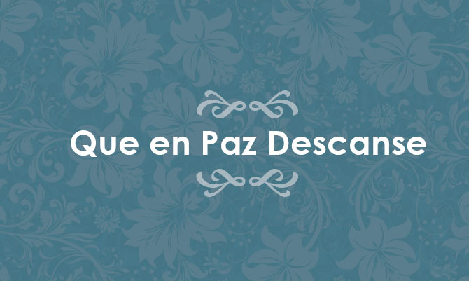 [Defunción] Falleció Sergio Armando Gallardo Paredes Q.E.P.D