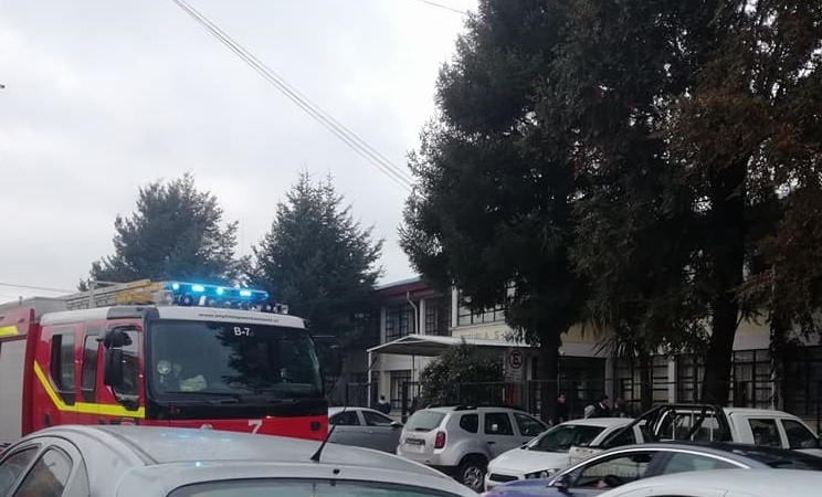 Fuga de gas en Escuela Miramar